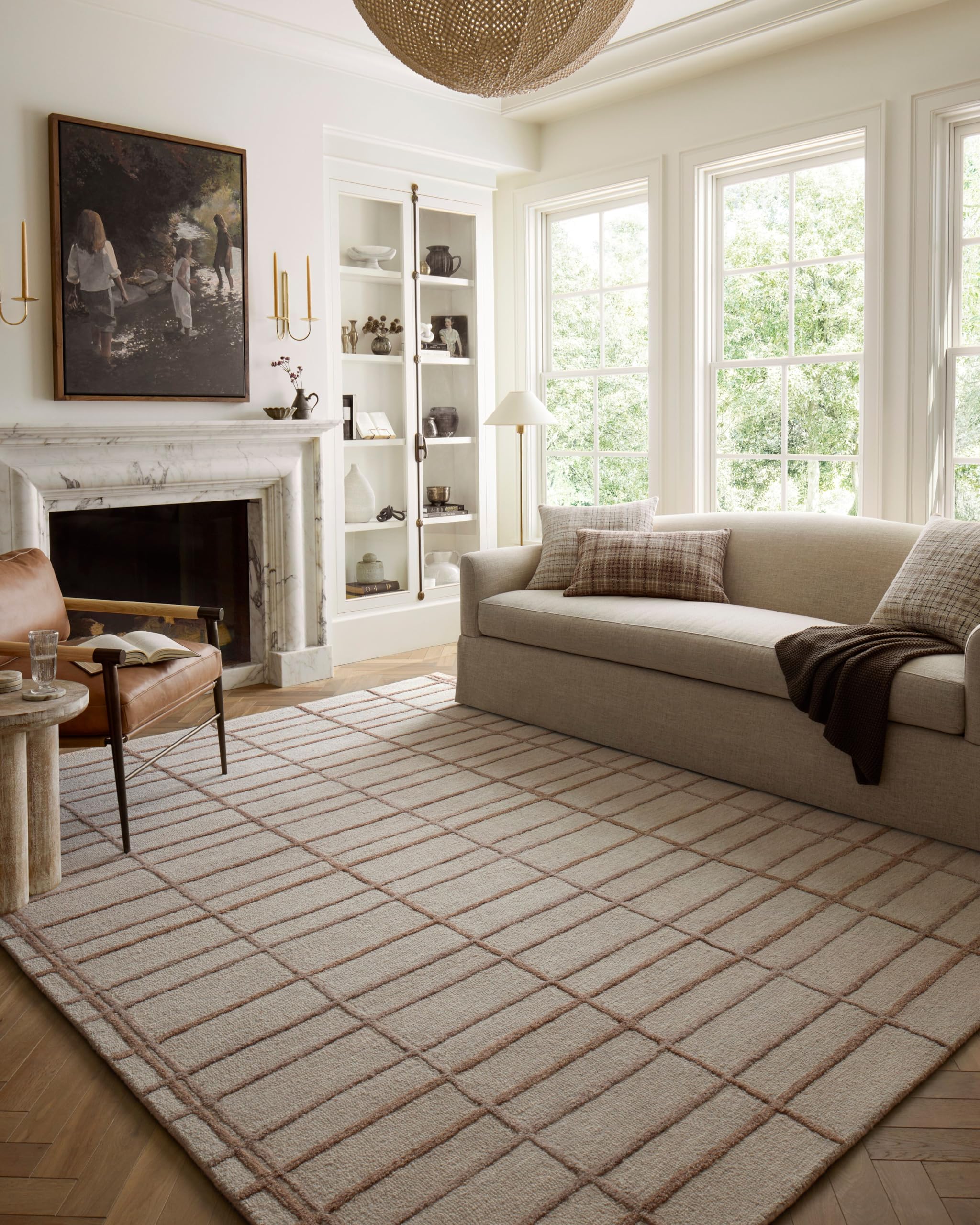 Francfranc Milly Rug 新品 190×190 cm Francfranc Milly Rug 新品 190×190 cm Rifle Paper Co. x Loloi